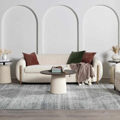 Barny Gray Blue Washable Rug - Clearance - Ornate Home