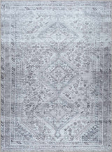 Barny Gray Denim Washable Rug - Clearance - Ornate Home