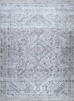 Barny Gray Denim Washable Rug - Clearance - Ornate Home