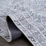Barny Gray Denim Washable Rug - Clearance - Ornate Home