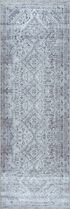 Barny Gray Denim Washable Rug - Clearance - Ornate Home