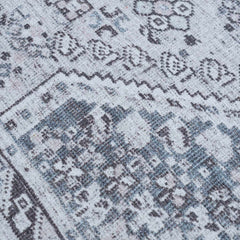 Barny Gray Denim Washable Rug - Clearance - Ornate Home