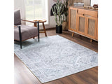 Barny Gray Washable Area Rug - Ornate Home