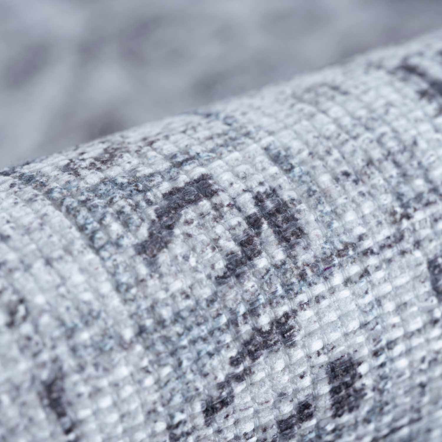 Barny Gray Washable Area Rug - Ornate Home