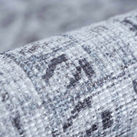 Barny Gray Washable Area Rug - Ornate Home