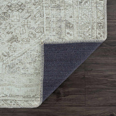 Barny Sage Flat Pile Washable Rug - Ornate Home
