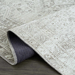 Barny Sage Flat Pile Washable Rug - Ornate Home