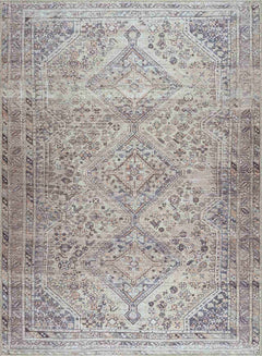 Barny Tan Washable Area Rug - Ornate Home