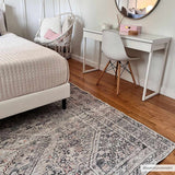 Barny Tan Washable Area Rug - Ornate Home