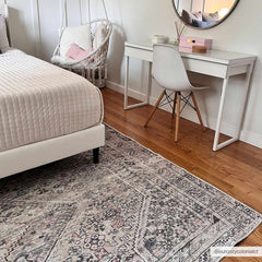 Barny Tan Washable Area Rug - Ornate Home