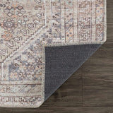 Barny Tan Washable Area Rug - Ornate Home