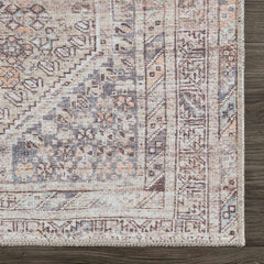 Barny Tan Washable Area Rug - Ornate Home