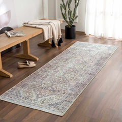 Barny Tan Washable Area Rug - Ornate Home