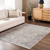 Barny Tan Washable Area Rug - Ornate Home
