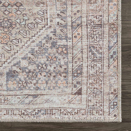 Barny Tan Washable Rug - Ornate Home