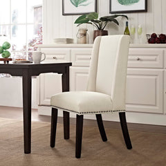 Baron Beige Fabric Dining Chair - Ornate Home