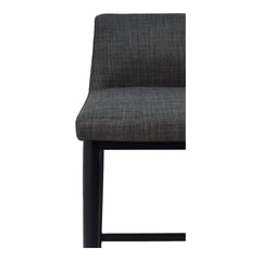 Baron Charcoal Grey Bar Stool - Ornate Home