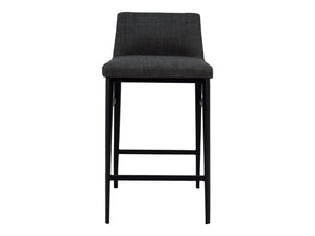 Baron Charcoal Grey Counter Stool - Ornate Home