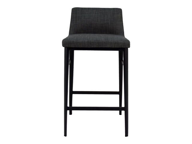 Baron Charcoal Grey Counter Stool - Ornate Home