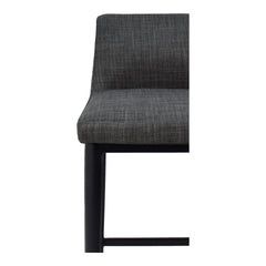Baron Charcoal Grey Counter Stool - Ornate Home