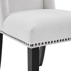 Baron White Fabric Dining Chair - Ornate Home