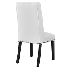 Baron White Fabric Dining Chair - Ornate Home