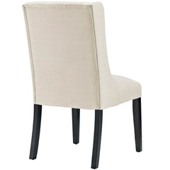 Baronet Beige Button Tufted Fabric Dining Chair - Ornate Home