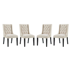 Baronet Beige Fabric Dining Chair (Set of 4) - Ornate Home