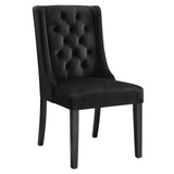Baronet Black Performance Velvet Dining Chairs (Set of 2) - Ornate Home