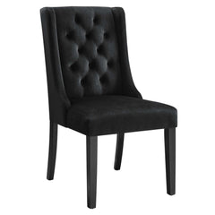 Baronet Black Performance Velvet Dining Chairs (Set of 2) - Ornate Home