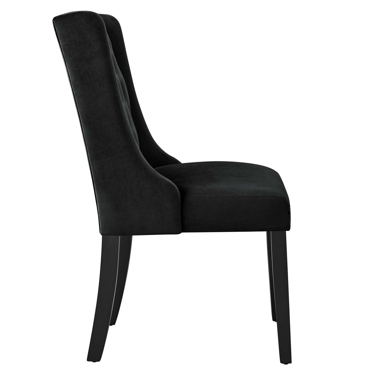 Baronet Black Performance Velvet Dining Chairs (Set of 2) - Ornate Home