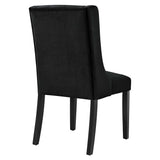 Baronet Black Performance Velvet Dining Chairs (Set of 2) - Ornate Home