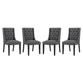 Baronet Gray Fabric Dining Chair (Set of 4) - Ornate Home