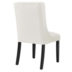 Baronet White Performance Velvet Dining Chairs (Set of 2) - Ornate Home