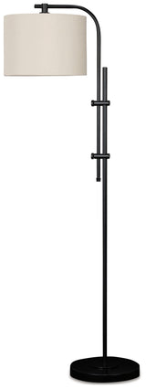 Baronvale Black Floor Lamp (Online Special Price) - Ornate Home