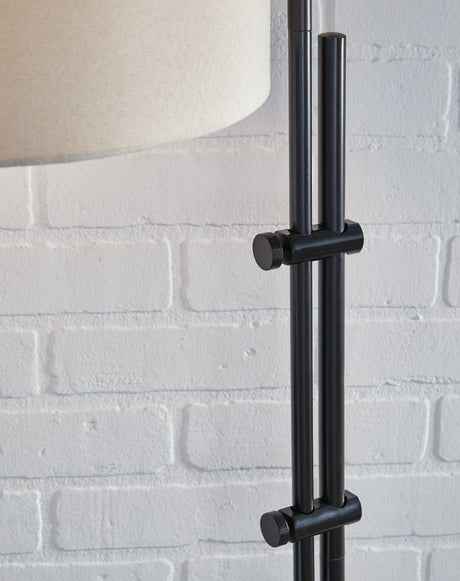 Baronvale Black Floor Lamp - Ornate Home