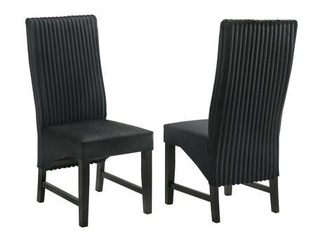 Barrand Black Side Chair (Set of 2) - Ornate Home
