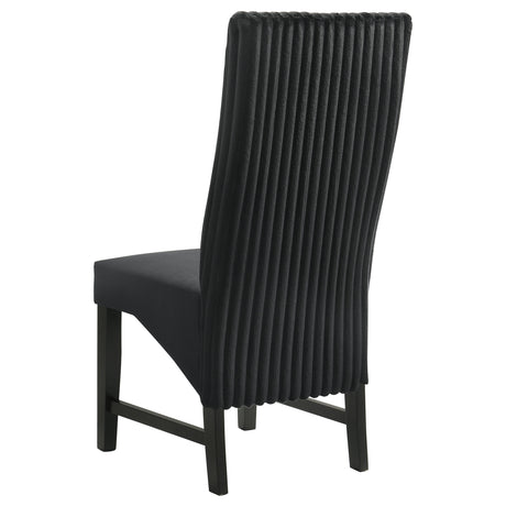 Barrand Black Side Chair (Set of 2) - Ornate Home