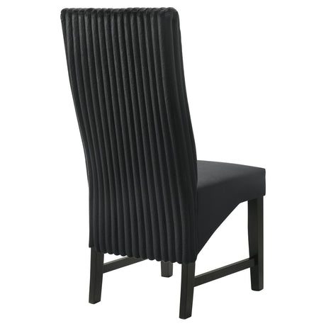 Barrand Black Side Chair (Set of 2) - Ornate Home