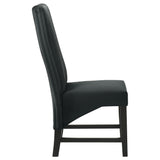Barrand Black Side Chair (Set of 2) - Ornate Home