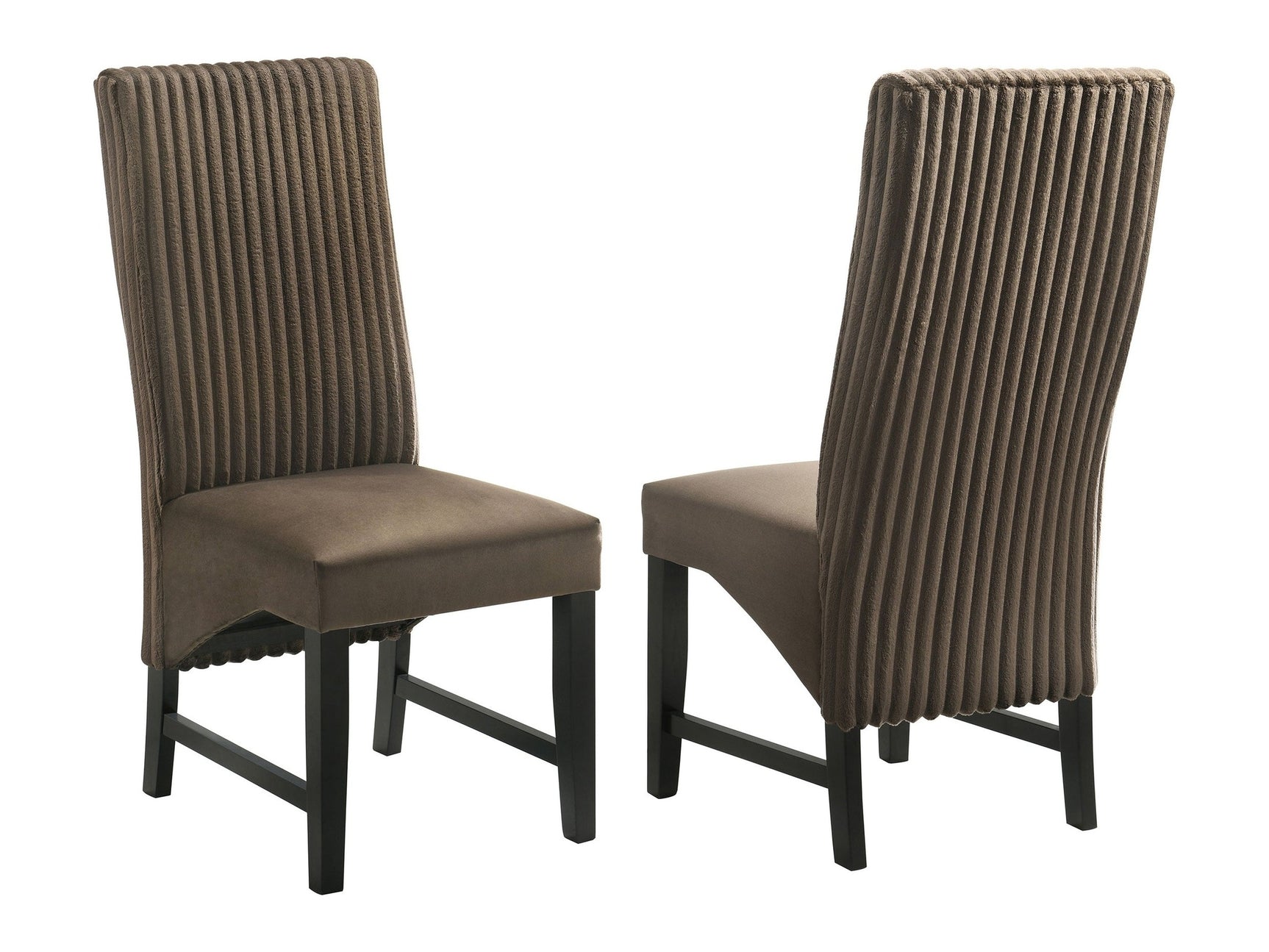 Barrand Chocolate Side Chair (Set of 2) - Ornate Home
