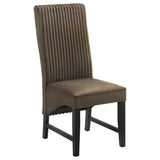 Barrand Chocolate Side Chair (Set of 2) - Ornate Home