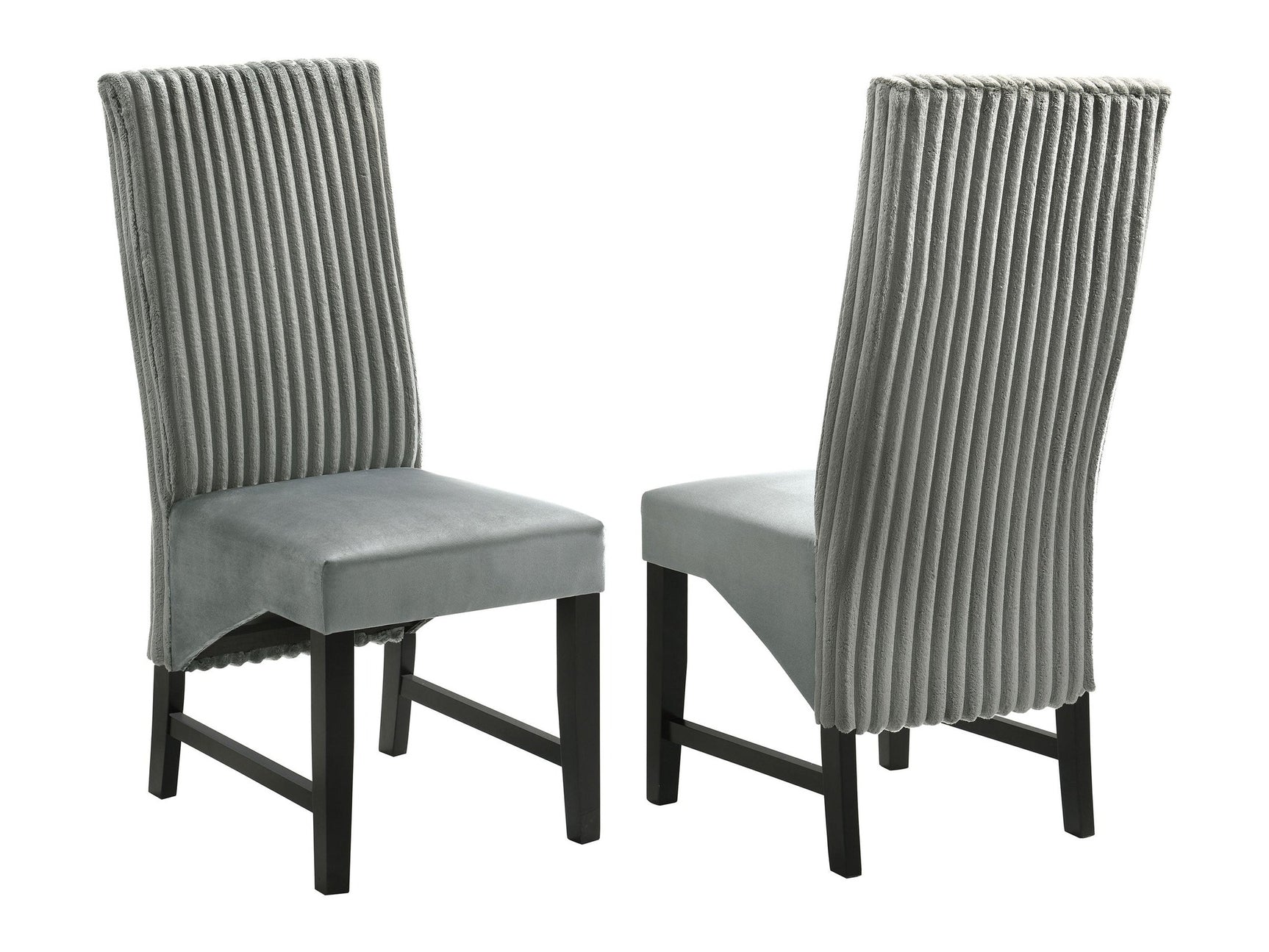 Barrand Grey Side Chair (Set of 2) - Ornate Home
