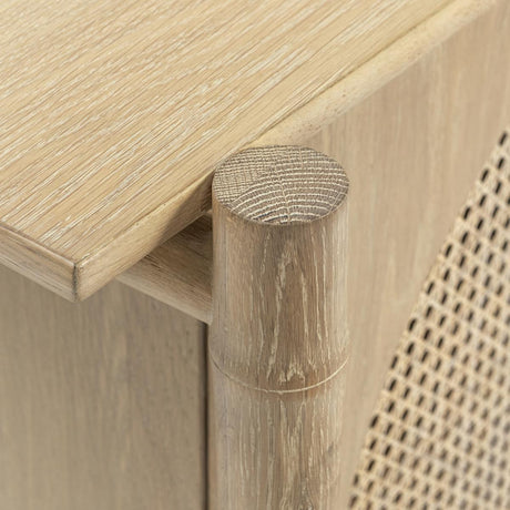 Barrea Natural Cabinet - Ornate Home