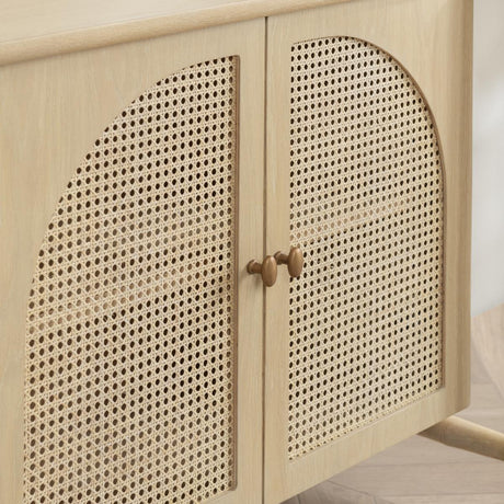 Barrea Natural Cabinet - Ornate Home