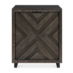 Barrett Dark Charcoal Oak Cabinet - Ornate Home