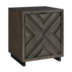 Barrett Dark Charcoal Oak Cabinet - Ornate Home