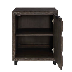 Barrett Dark Charcoal Oak Cabinet - Ornate Home