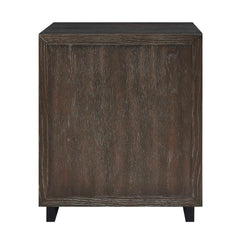 Barrett Dark Charcoal Oak Cabinet - Ornate Home