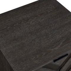 Barrett Dark Charcoal Oak Cabinet - Ornate Home